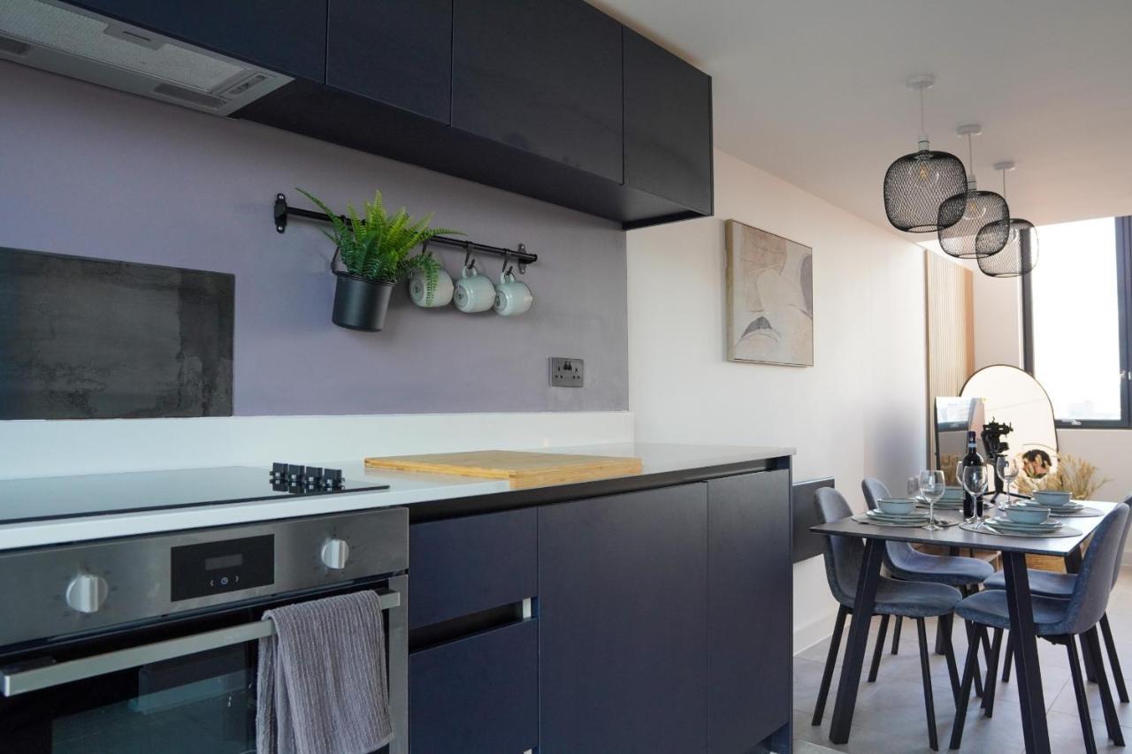 3Br Manchester Penthouse - Sky Garden & City Views ภายนอก รูปภาพ