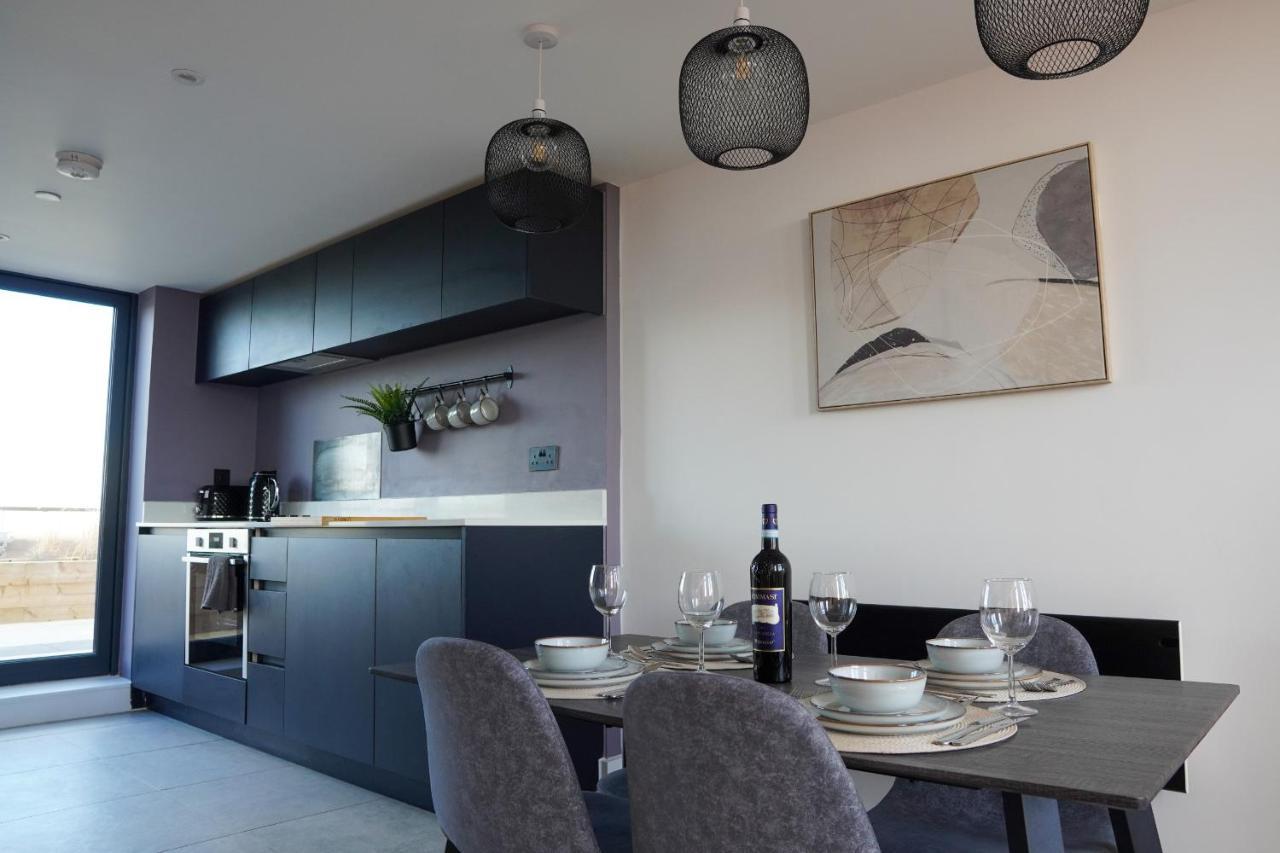 3Br Manchester Penthouse - Sky Garden & City Views ภายนอก รูปภาพ